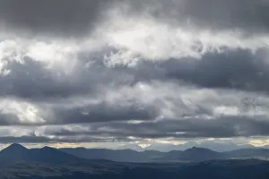 Cloudy Mountain Scenery Prints: Cloud atmosphere in the mountains