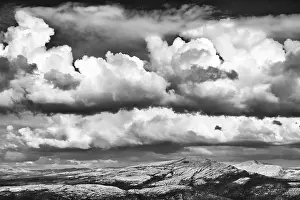 Nature Photography Europe Prints: Cloud atmosphere over mountains