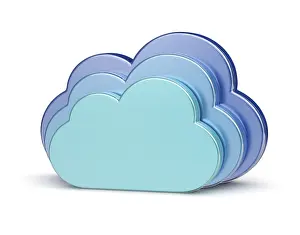 Cloud Computing Concept Prints: Cloud computing creative concept