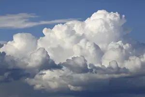 Fair Weather Clouds Prints: Cloud formation in the blue sky