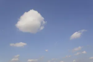 Prints of Cloud formation, single large cumulus clouds, North Rhine-Westphalia, Germany Humilis Prints: Cloud Formation Print, North Rhine-Westphalia, Germany
