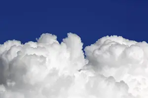 Cloud Formation Europe Prints: Cloud formation, white cumulus clouds