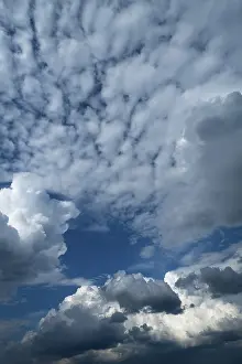 Cloudy Skies In Bayern Prints: Cloud formations, Bavaria, Germany
