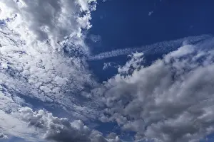 Cloudy Day In Middle Europe Prints: Cloud formations, Bavaria, Germany