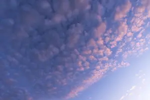 Evening Atmosphere In Bavaria Germany Prints: Cloud formations in the evening sky