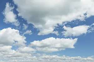 Australasia Deserted Landscapes Prints: Cloud formations over the Firth of Thames