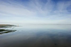 Schleswig Holstein Coastal Scenery Prints: Cloud reflection in the mudflats