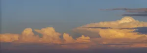 Prints of Clouds appear in the sky when the sun rises. The colors change and make for a colorful spectacle. Bas Rhin, Alsace, France Rhin Prints: Clouds at Sunrise Print - Bas Rhin, Alsace, France