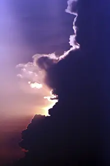 Backlit Clouds Prints: Clouds in backlight