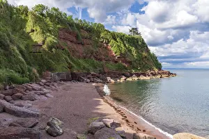 Northern Europe Beaches Prints: Clouds over the beach in Maidencombe