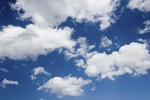 Blue Sky Clouds Prints: Clouds in a blue sky
