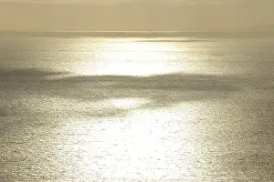Atmospheric Evening Mood Prints: Clouds casting shadows over the sea