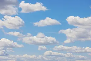 Blue Sky Weather Forecast Prints: clouds (Cumulus), Germany