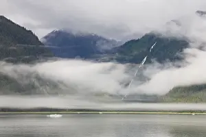 Cloudy Atmosphere Prints: Clouds, Endicott Arm, Inside Passage