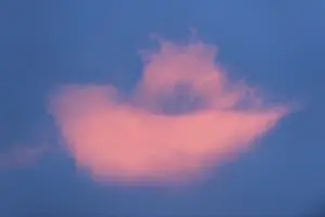 Cloudy Evening Skies Prints: Clouds in the evening light, Hinlopenstretet