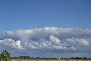 Ahrenshoop Landscape Prints: Clouds above the lagoon landscape