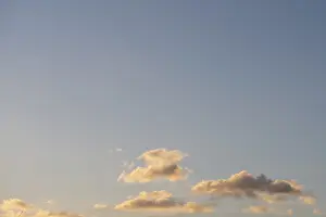 Central European Atmosphere Prints: Clouds lit by the sun, evening sky