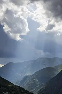 Cloud Formation Photography Prints: Clouds above mountains, Taull