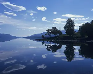 Framed Print : Clouds reflected in Loch Ranoch Print, Scotland Framed Print : Clouds reflected in Loch Ranoch Print, Scotland