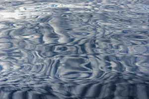 Clouds On Water Prints: Clouds reflected on the surface of the sea