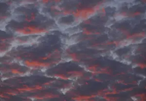 Uninhabited Cloudy Landscape Prints: Clouds in the sky at sunset