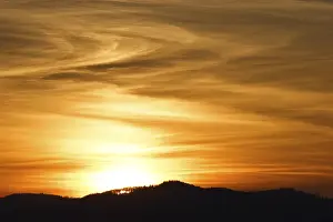 Cloudy Atmosphere Nature Prints: Clouds at sunset Lower Austria