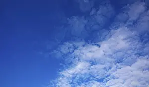 Cloud Formations In Austria Prints: Cloudscape of altocumulus clouds