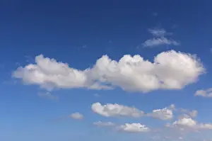 Weather Forecast Images Prints: Cloudy blue sky