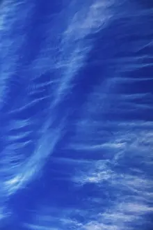 Nice Weather Conditions Prints: Cloudy sky, cirrus clouds or feather clouds