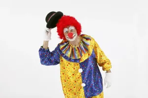 German Clown Prints: Clown with hat, Germany