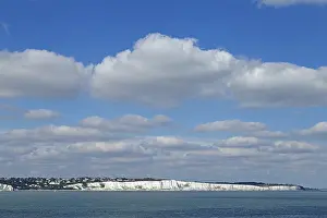 Chalk Cliffs Dover Prints: Coast with chalk cliffs, Dover