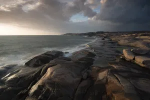 Deserted Rocky Coast Prints: Coast, Ramsvik in Smogen, Bohuslan
