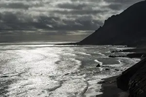 Northern European Coastal Landscape Prints: Coast, view from the Ring Road