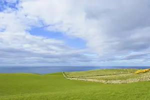 United Kingdom Travel Photography Prints: Coastal landscape with the North Sea