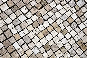Cobblestone Pavement Prints: Cobblestone pavement