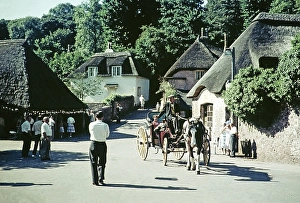 Northern Europe Photos Prints: Cockington Forge, Torquay, Devon, England, United Kingdom, September 1960, Europe