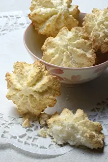 Self Made Baked Goods Prints: Coconut macaroons in shell