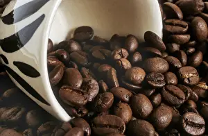 Coffee Beans Close Up Prints: Coffee beans