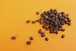 Deserted Kitchen Table Prints: Coffee beans