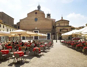 Southern Europe Destinations Prints: Coffee in the Cathedral Square