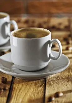 Deserted Coffee Shop Prints: Coffee in cup
