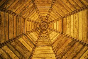 Prints of Coffered ceiling, convent of Christ, year 1162, Tomar, district of Santarem, Middle Tejo, central region, Portugal Heritage Site Prints: Coffered Ceiling Print, Convent of Christ, Tomar, Portugal 1162