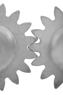 Teamwork Symbol Prints: Cogs, symbolic for teamwork