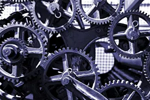 Music Instrument Close Up Prints: Cogwheels