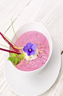 Healthy Lunch Options Europe Prints: Cold beet soup