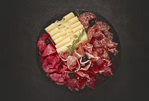 Cold Cuts Prints: Cold cuts, appetizer, prosciutto