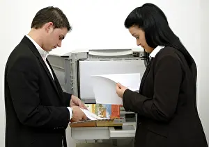 Businesswoman At Work Prints: Colleague at work