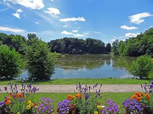 North Rhine Westphalia Landscape Prints: Cologne, Decksteiner Weiher