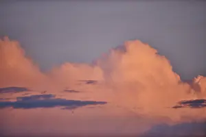 Evening Sun Atmosphere Prints: Colored clouds at sunset, Upper Palatinate