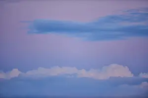 Upper Palatinate Clouds Prints: Colored clouds at sunset, Upper Palatinate